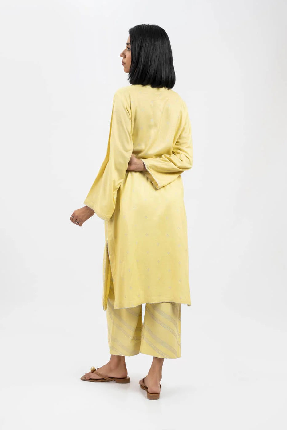 Brand Al Karam - 2-Pc Raw Silk Outfit with Shirt and Trouser - ALK-220 - Tarz-e-Mashriq