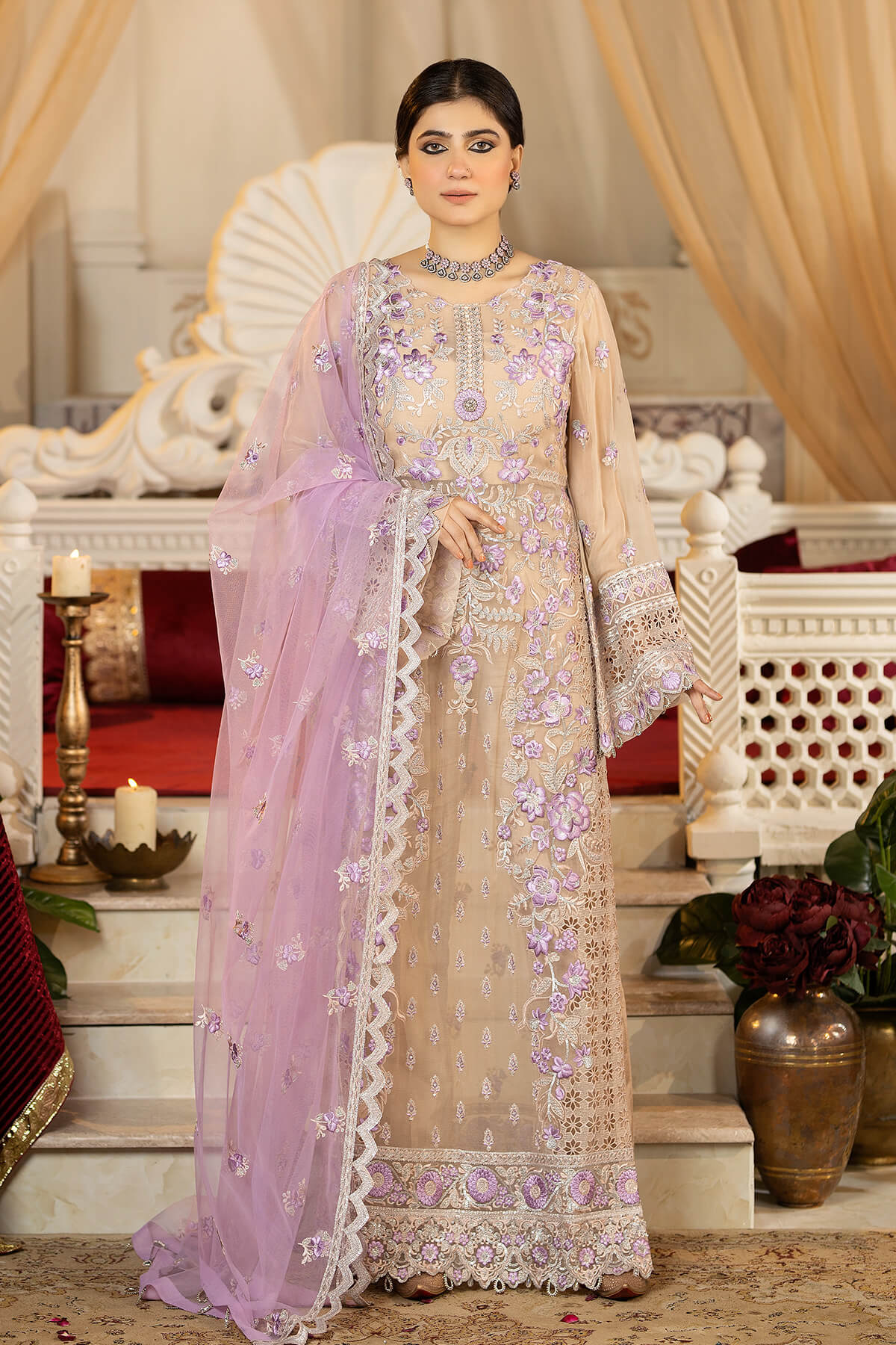 Brand Imrozia - Avon Pearl 3-Piece Formal Suit - IMZ-224 - Tarz-e-Mashriq