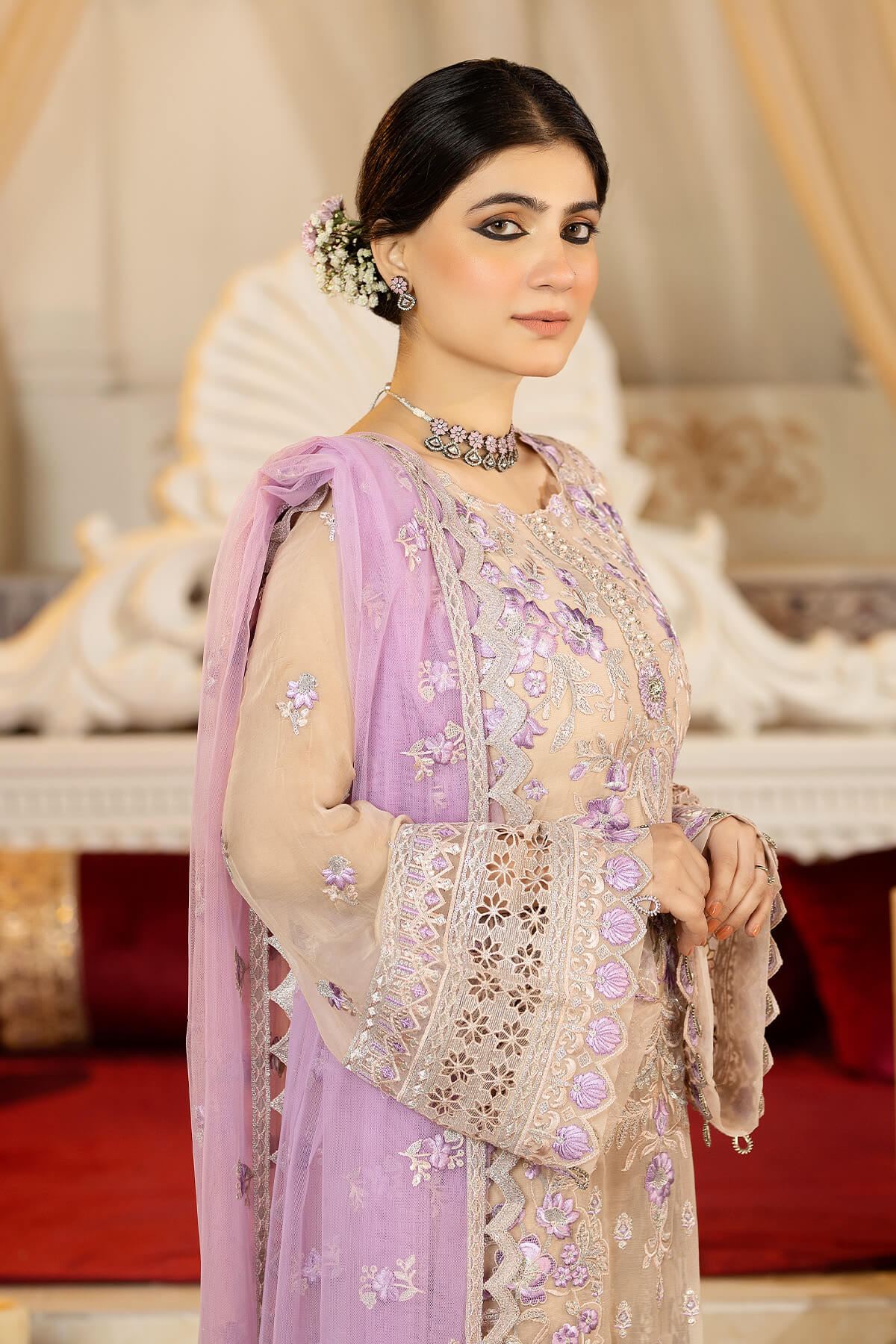 Brand Imrozia - Avon Pearl 3-Piece Formal Suit - IMZ-224 - Tarz-e-Mashriq