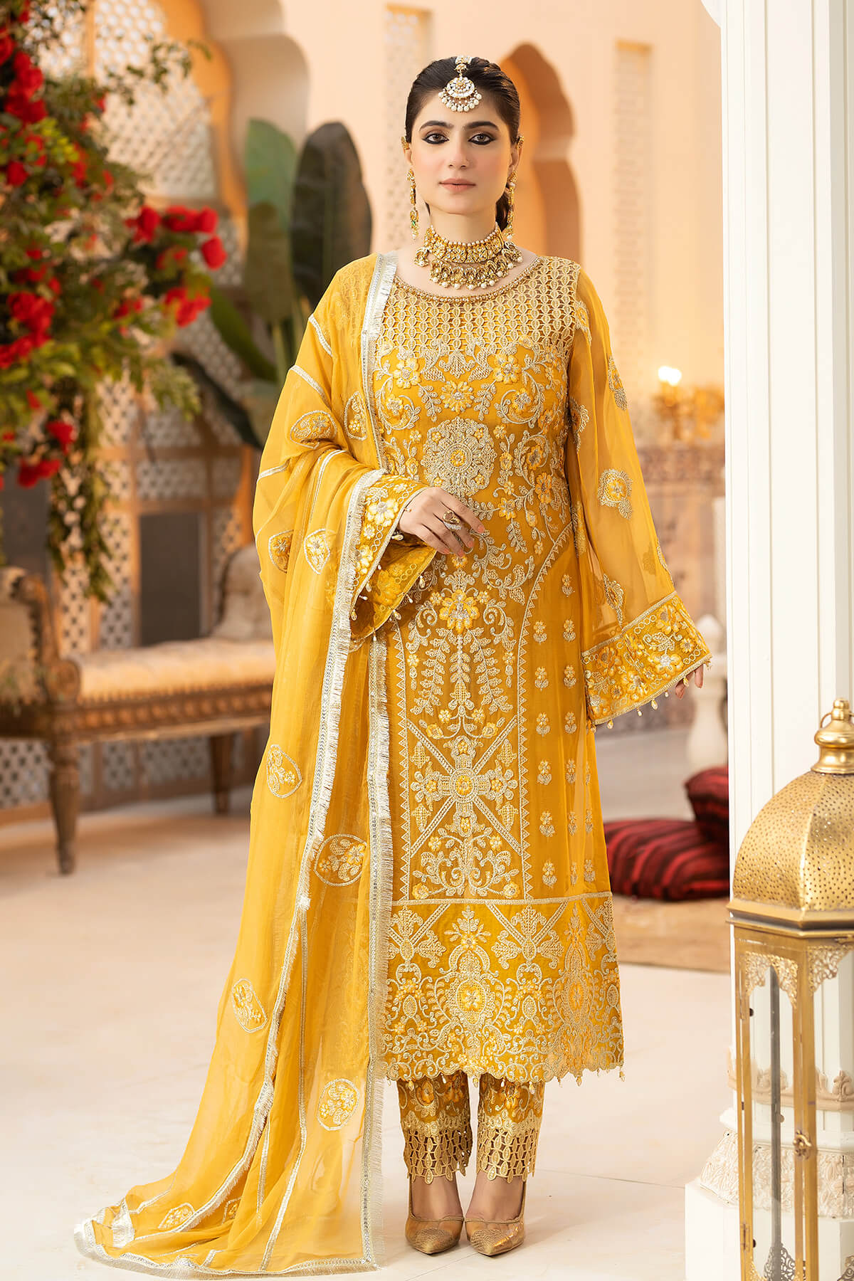 Brand Imrozia - Solaris 3-Piece Formal Suit - IMZ-222 - Tarz-e-Mashriq