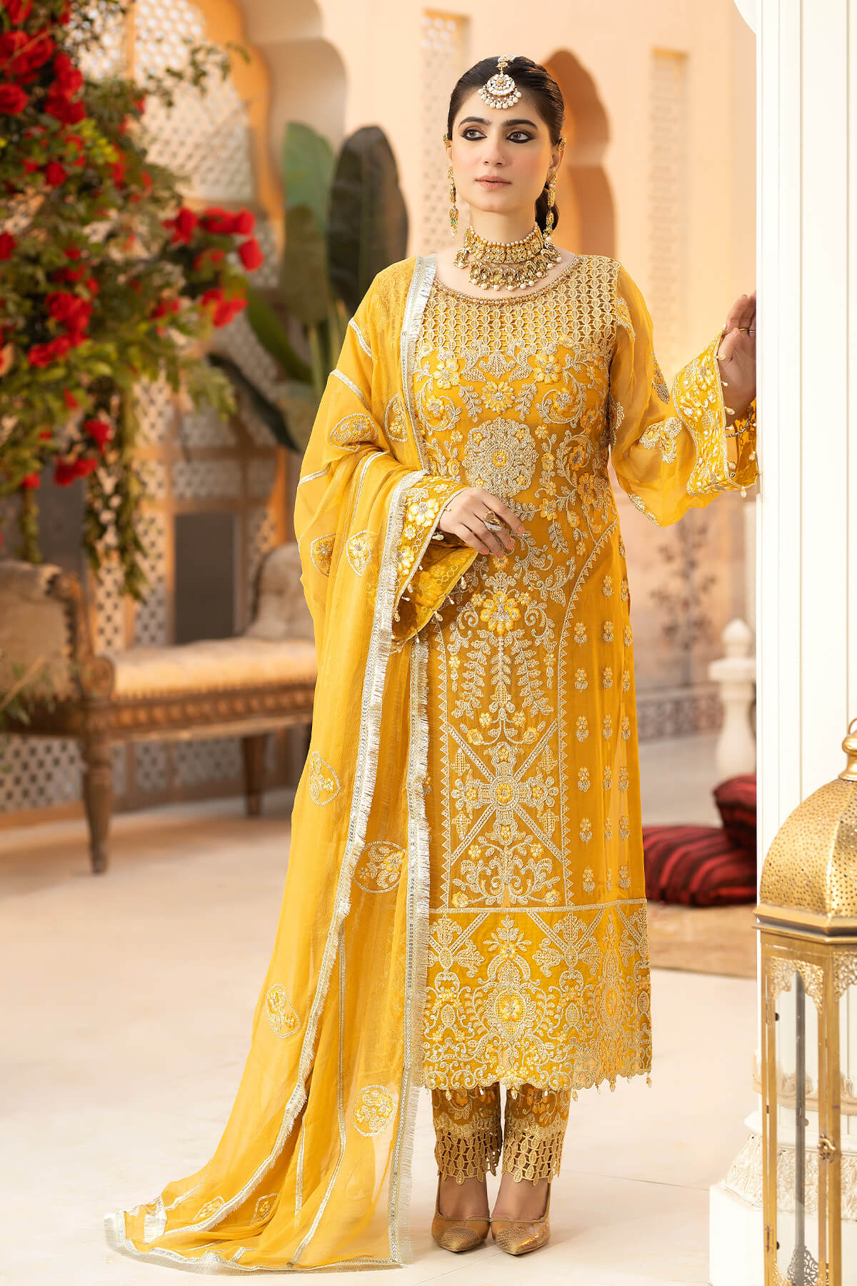 Brand Imrozia - Solaris 3-Piece Formal Suit - IMZ-222 - Tarz-e-Mashriq