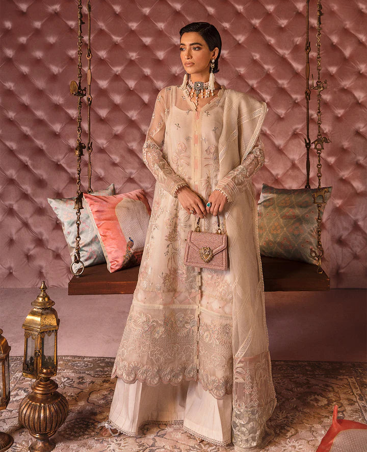 Republic Womenswear - Heavily Embroidered 4 PC Suit -REP-24 - Tarz-e-Mashriq