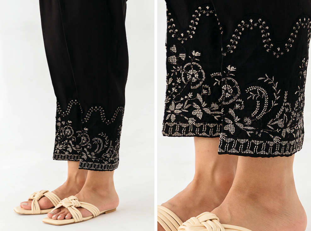 Brand Beechtree - Silk Pants - BCT-124 - Tarz-e-Mashriq