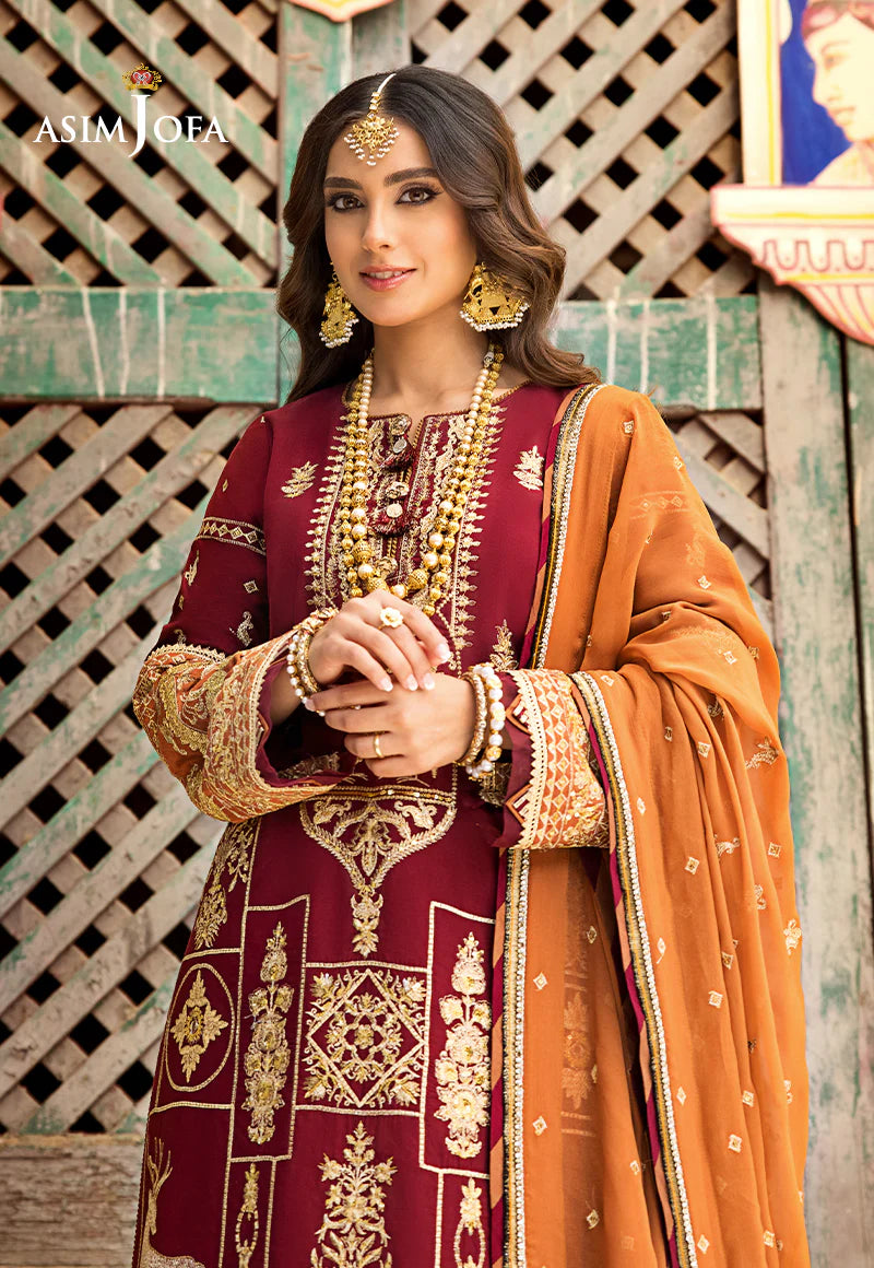 Embroidered Lawn 3 PCS - ASJ-21 - Tarz-e-Mashriq