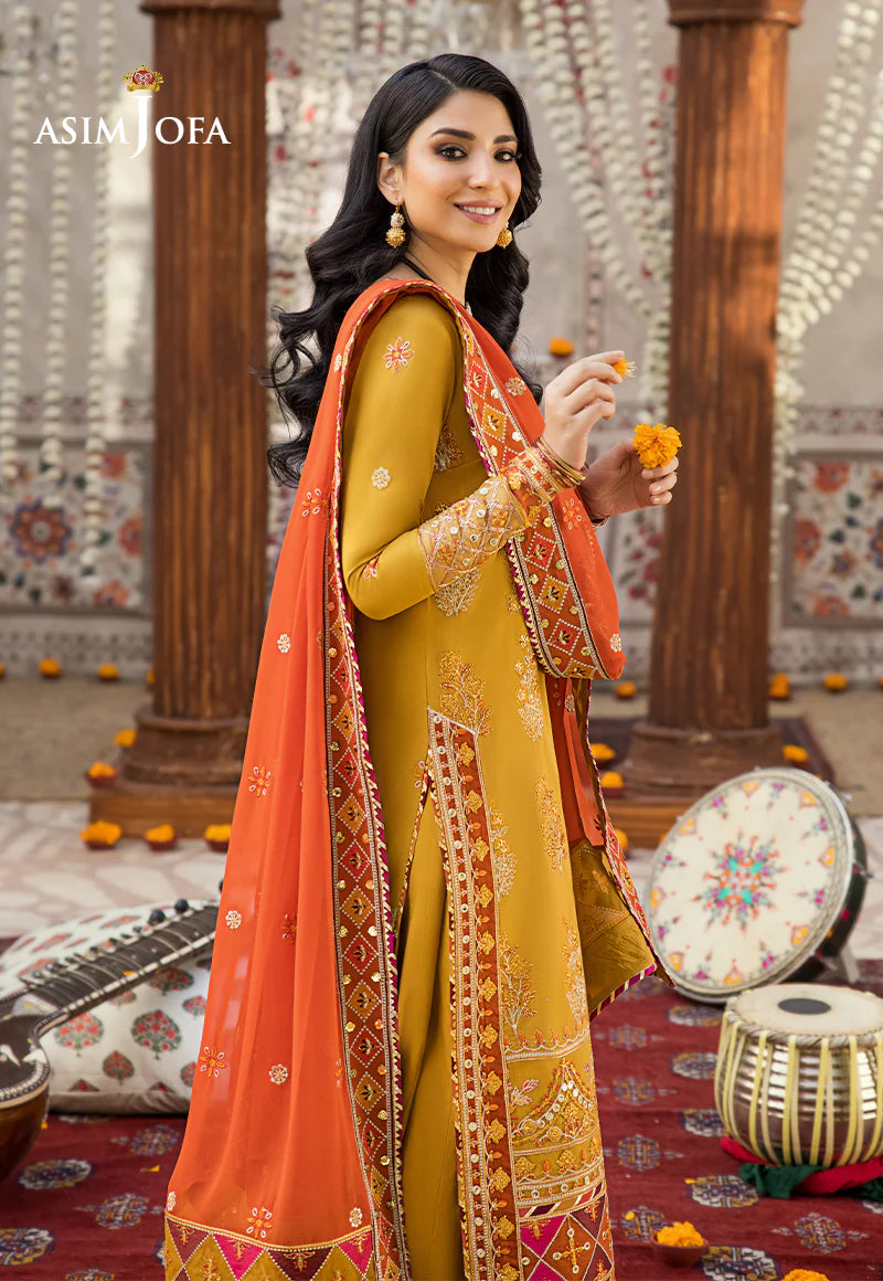 Embroidered Lawn 3 Pcs - ASJ-20 - Tarz-e-Mashriq