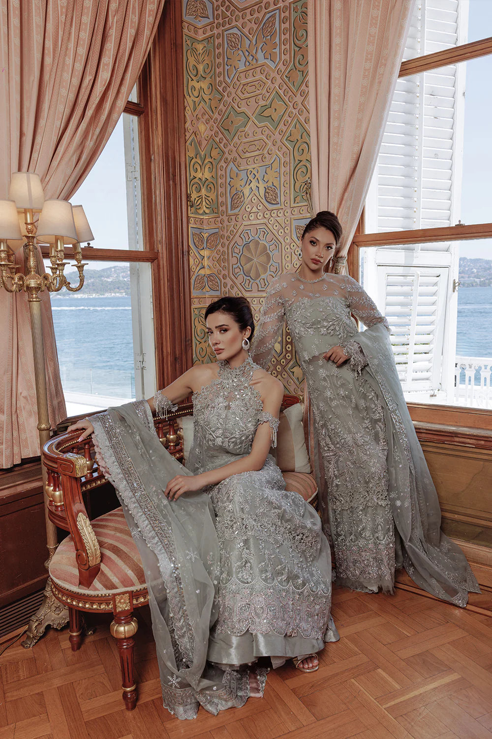 Brand Saira Rizwan - TALYA Mint Formal Suit - SAR-164 - Tarz-e-Mashriq