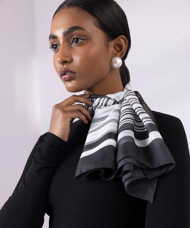 Brand Sapphire Printed Scarf - SAP-137 - Tarz-e-Mashriq