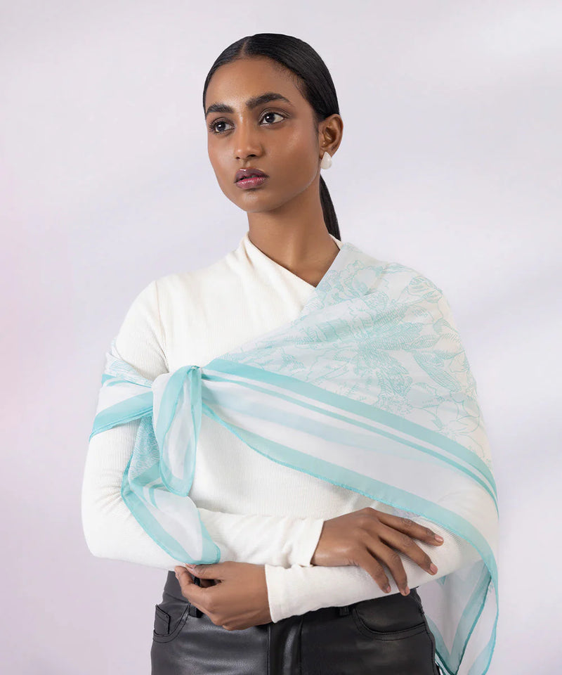 Brand Sapphire - Multi Printed Scarf - SAP-136 - Tarz-e-Mashriq