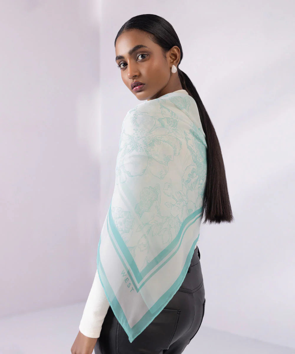Brand Sapphire - Multi Printed Scarf - SAP-136 - Tarz-e-Mashriq