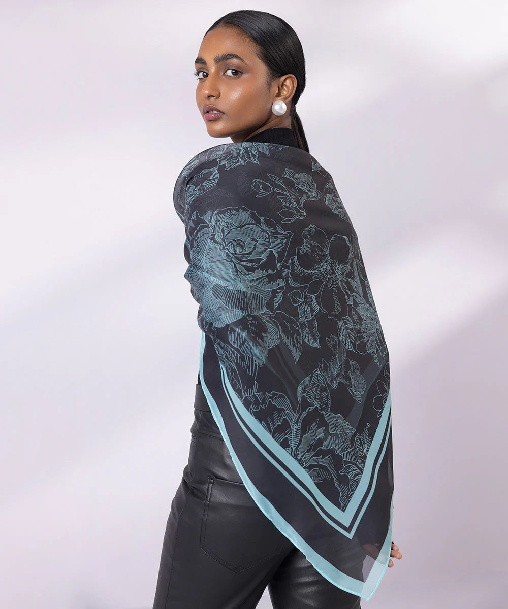 Brand Sapphire - Multi Printed Scarf - SAP-135 - Tarz-e-Mashriq