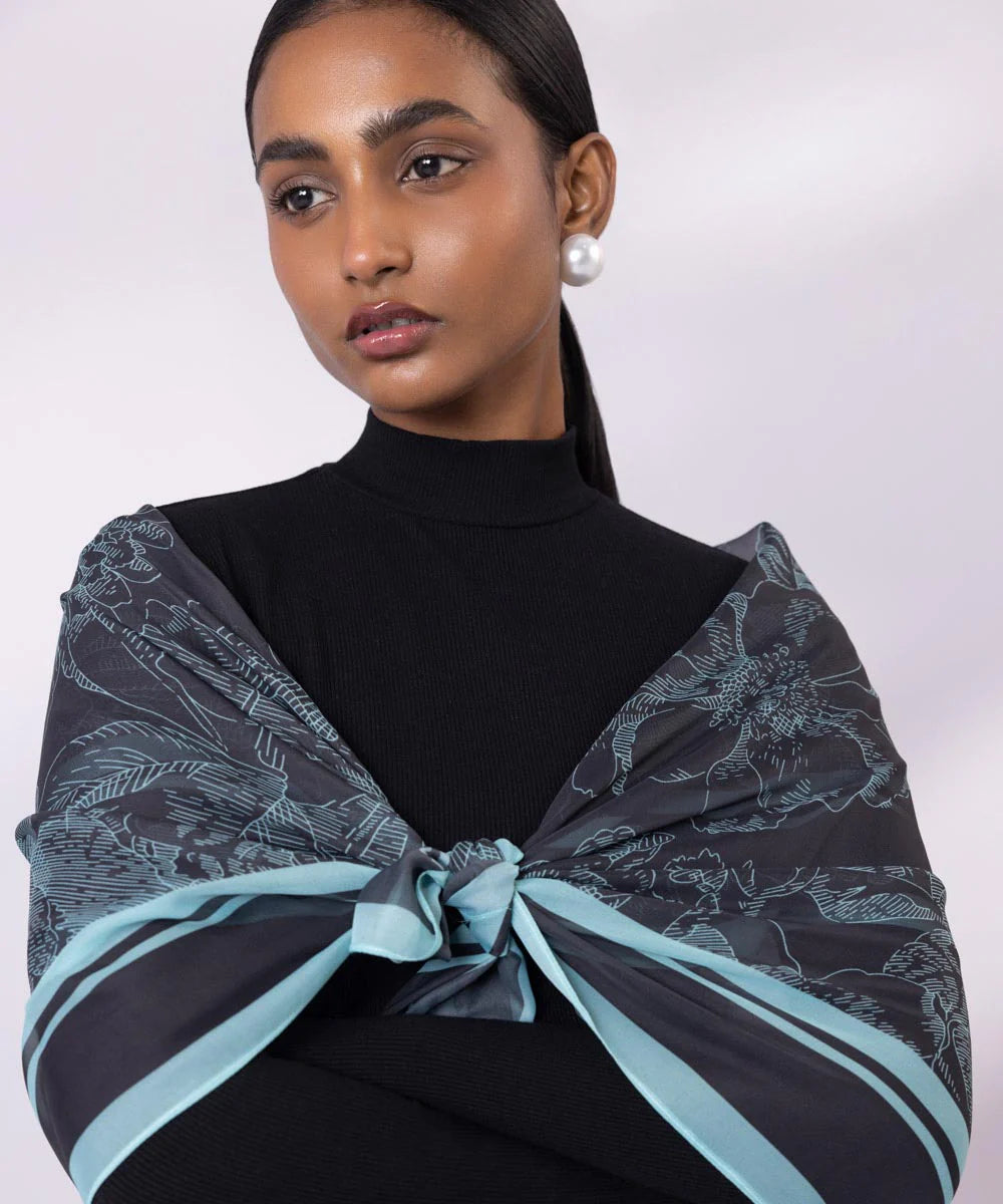 Brand Sapphire - Multi Printed Scarf - SAP-135 - Tarz-e-Mashriq