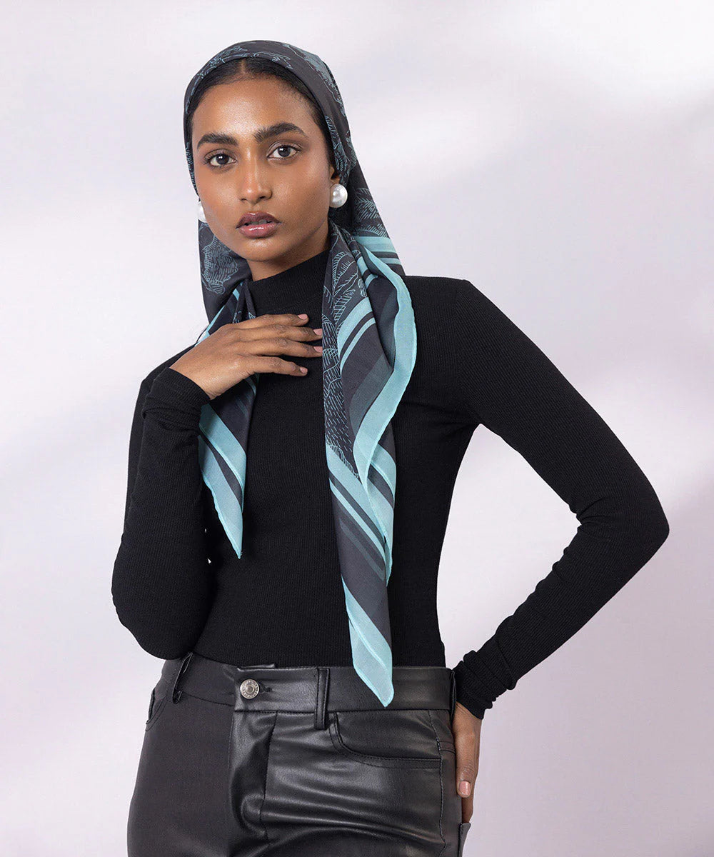 Brand Sapphire - Multi Printed Scarf - SAP-135 - Tarz-e-Mashriq