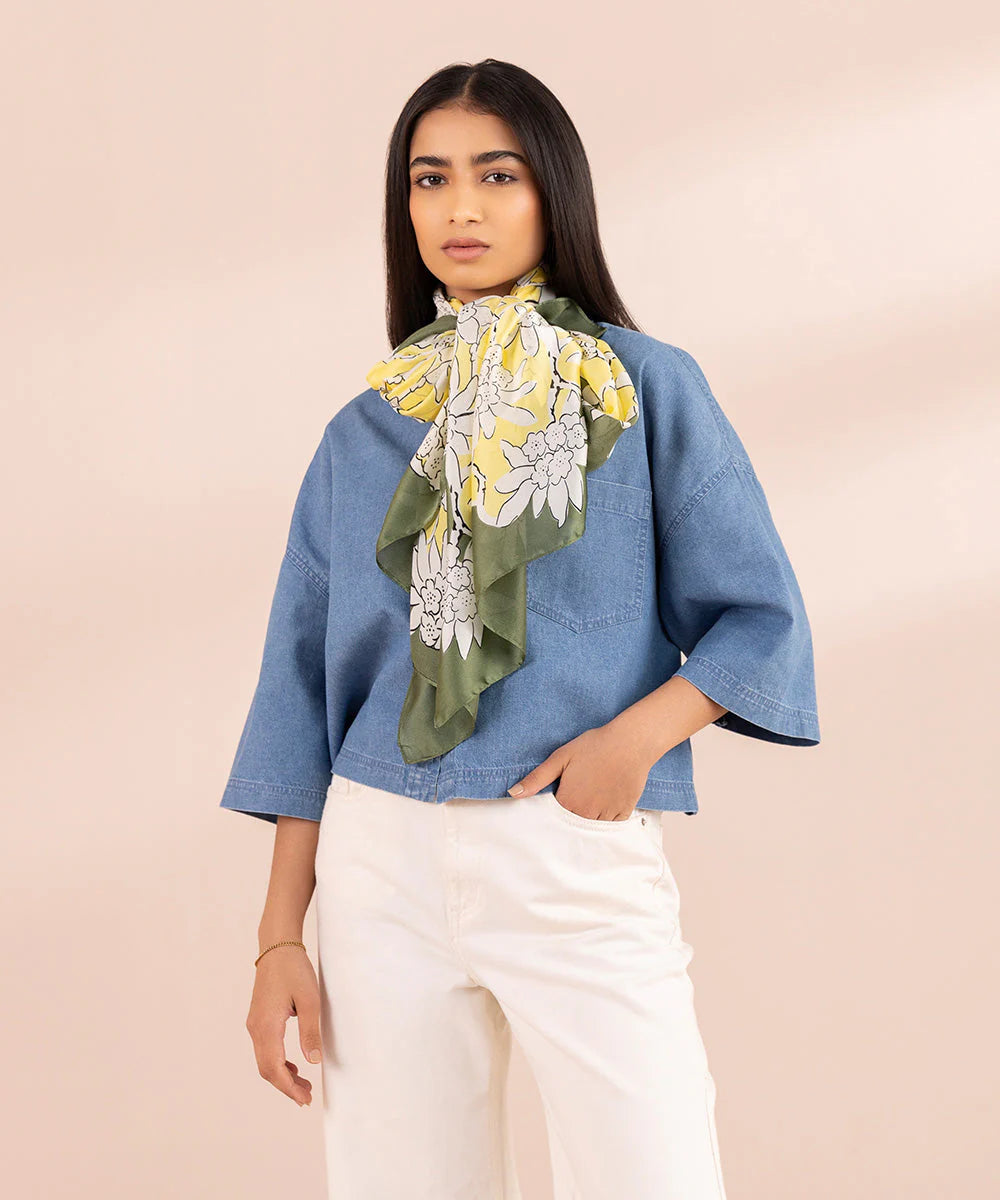 Brand Sapphire - Printed Scarf - SAP-130 - Tarz-e-Mashriq