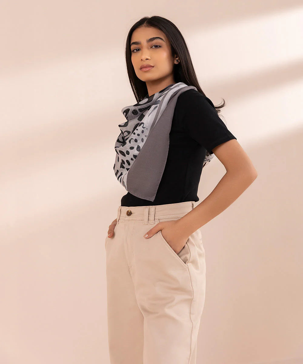 Brand Sapphire - Printed Scarf - SAP-126 - Tarz-e-Mashriq