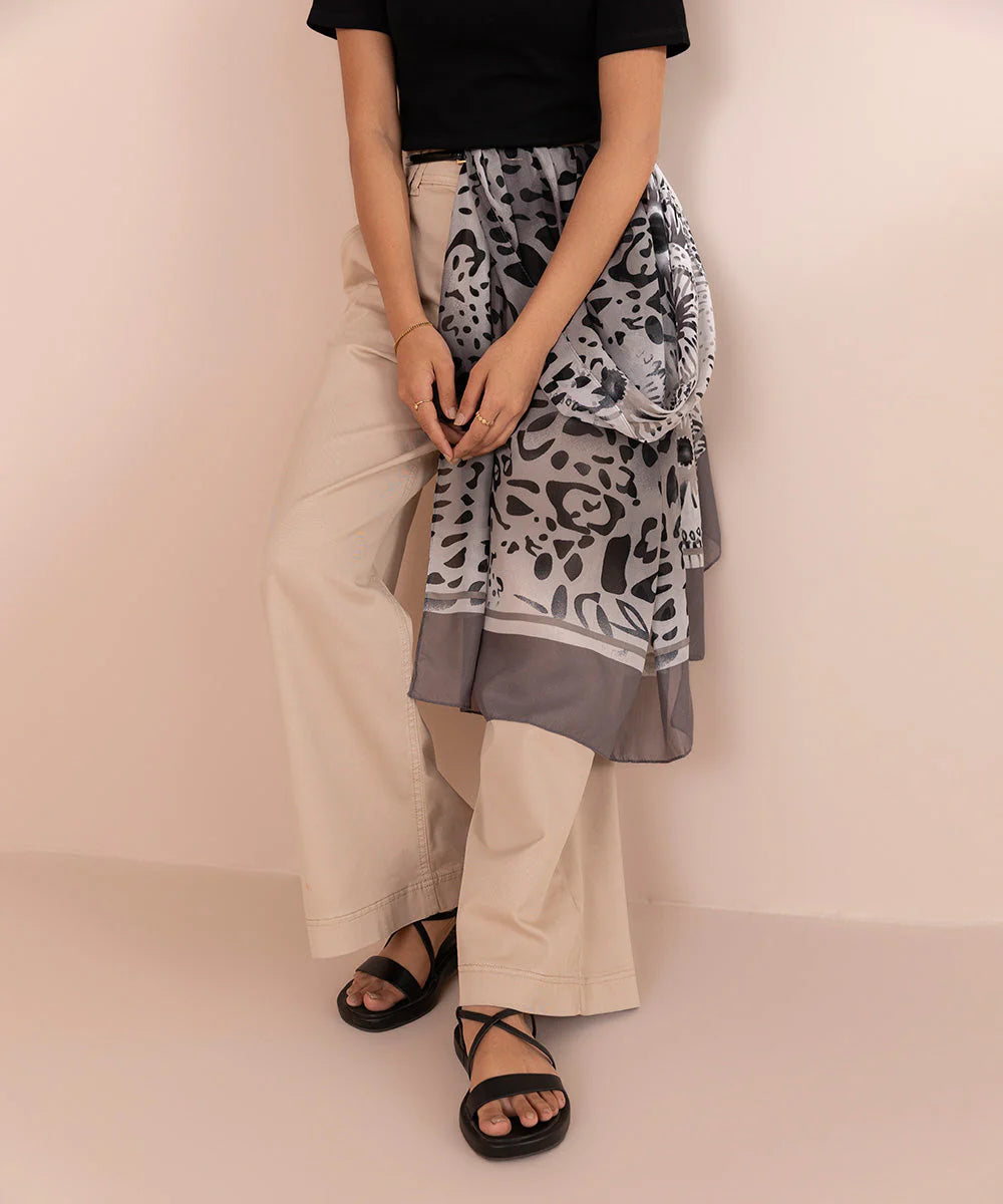 Brand Sapphire - Printed Scarf - SAP-126 - Tarz-e-Mashriq