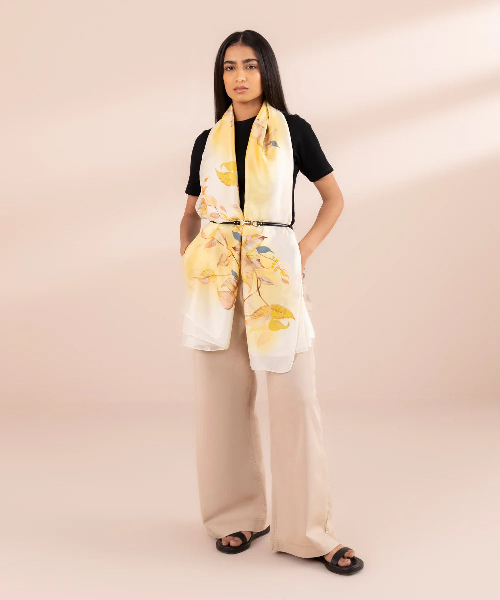 Brand Sapphire - Multi Printed Scarf - SAP-143 - Tarz-e-Mashriq