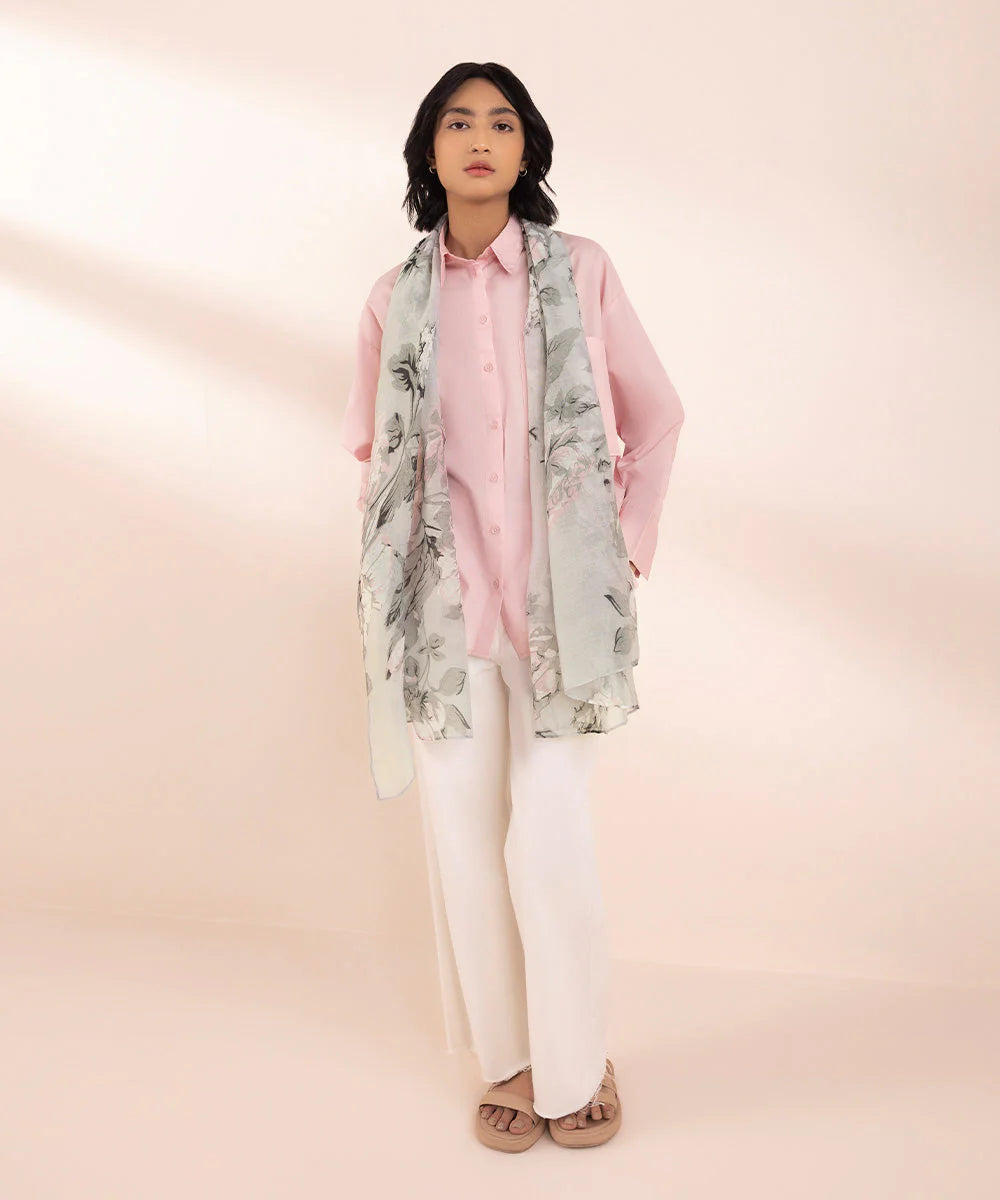Brand Sapphire - Multi Printed Scarf - SAP-141 - Tarz-e-Mashriq