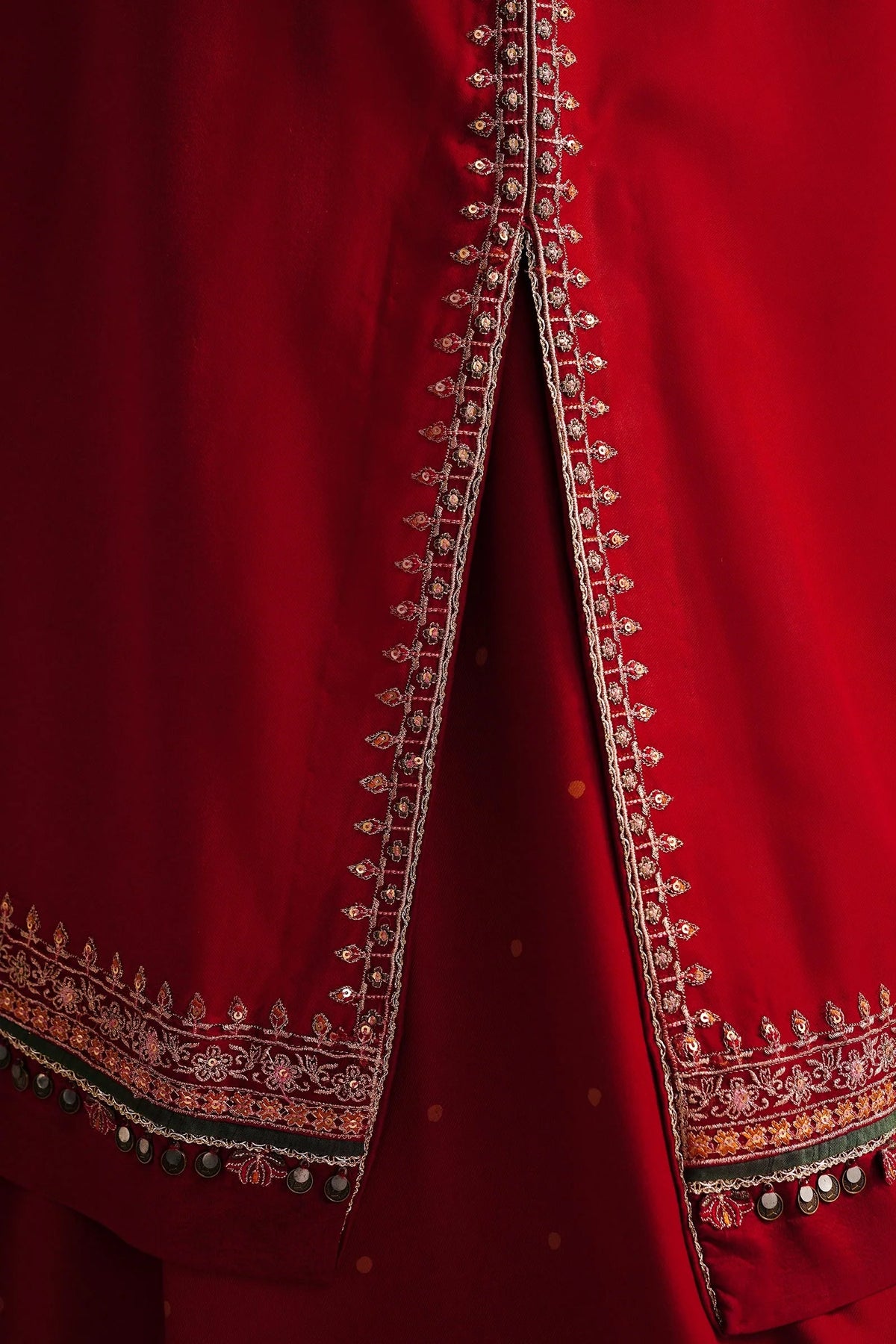 Brand Zara Shahjahan - Embroidered Linen Shirt, Trouser, and Shawl - ZSH-225 - Tarz-e-Mashriq