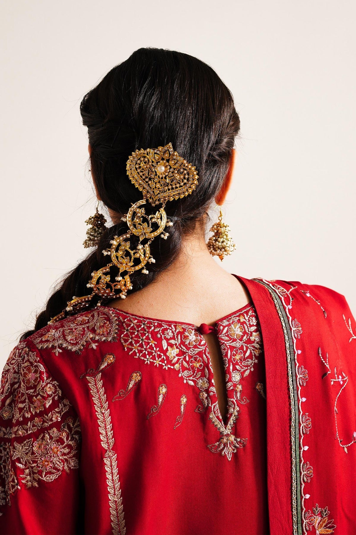 Brand Zara Shahjahan - Embroidered Linen Shirt, Trouser, and Shawl - ZSH-225 - Tarz-e-Mashriq