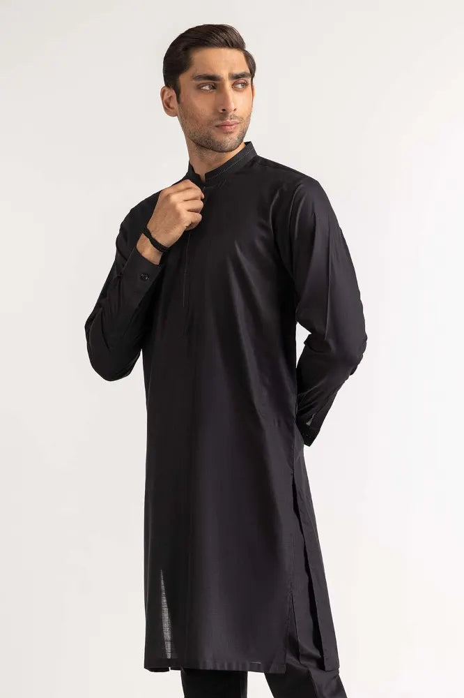 Shop Pakistani suits in Canada with this elegant black suit from GulAhmed, crafted for comfort and style