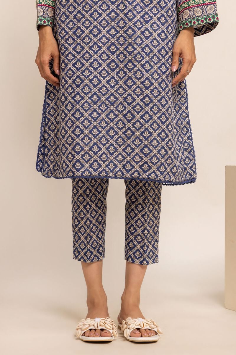 Khaadi purple taupe smart-fit cotton pants – a stylish choice for Pakistani suits online in Canada.