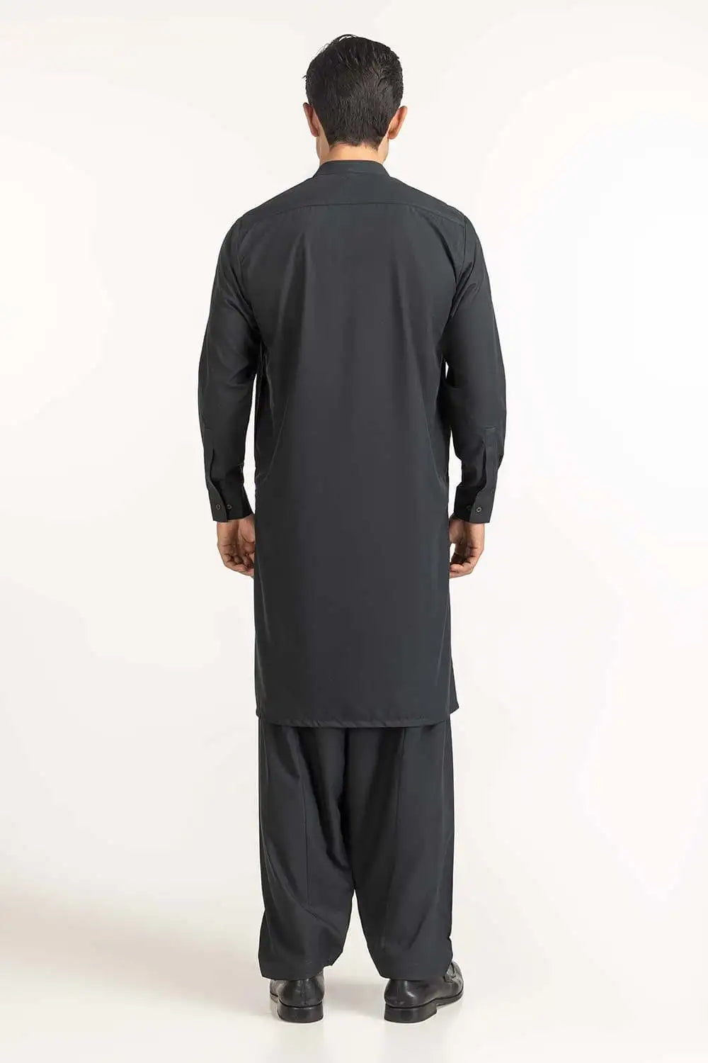GulAhmed - Dark Gunmetal Basic 2PC Suit - GUL-334