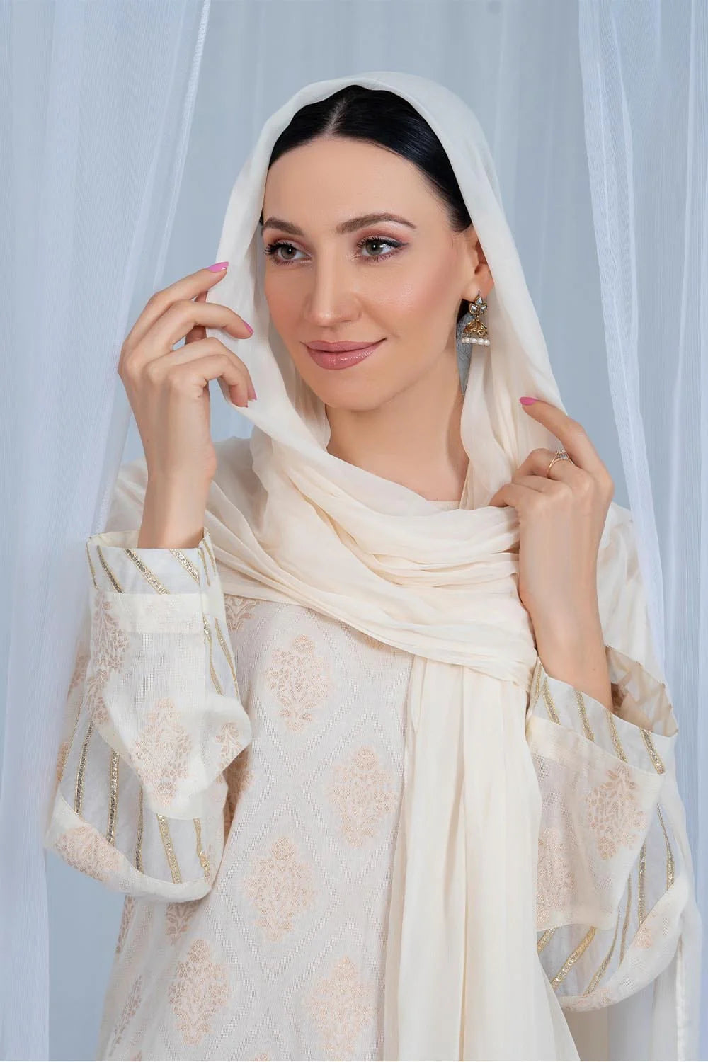 Jacquard Shirt - HNO-99 - Tarz-e-Mashriq