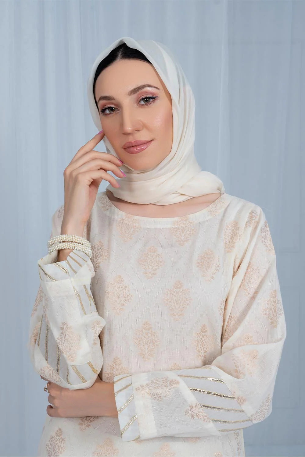 Jacquard Shirt - HNO-99 - Tarz-e-Mashriq