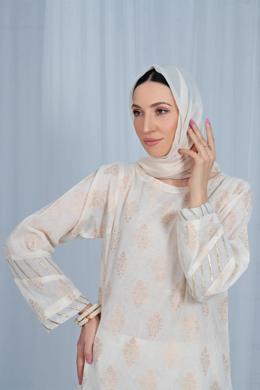 Jacquard Shirt - HNO-99 - Tarz-e-Mashriq