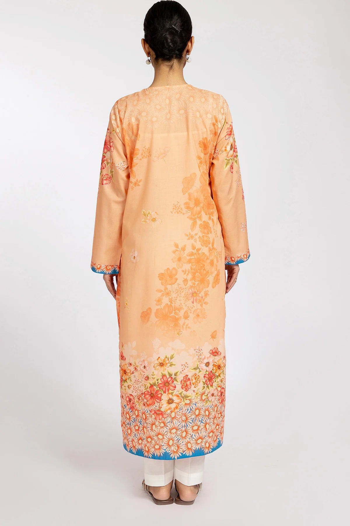 Brand Kayseria - Cotton Lawn Printed Shirt - KAY-277
