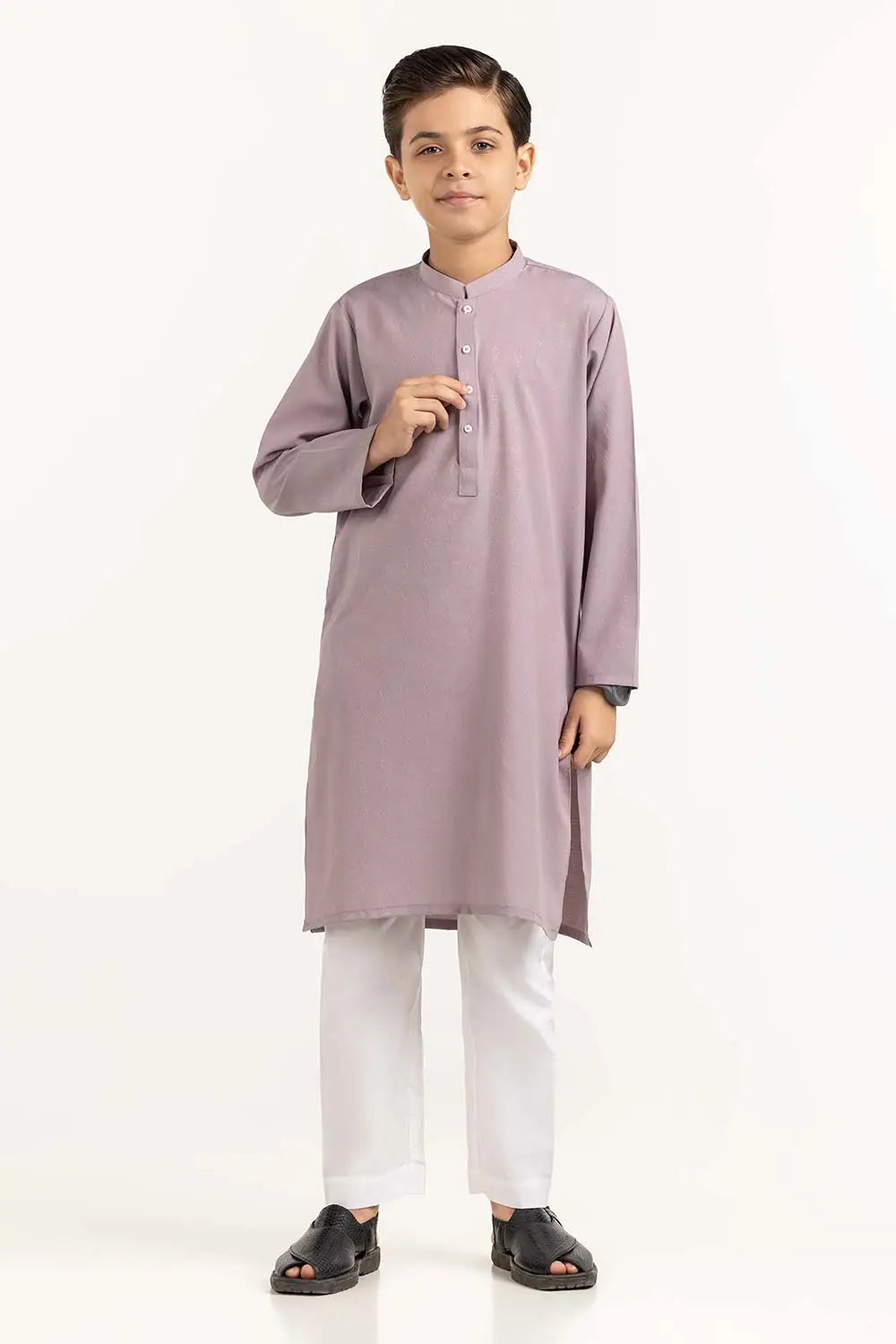 Brand Gulahmed - Lavender Basic Kurta - GUL-284