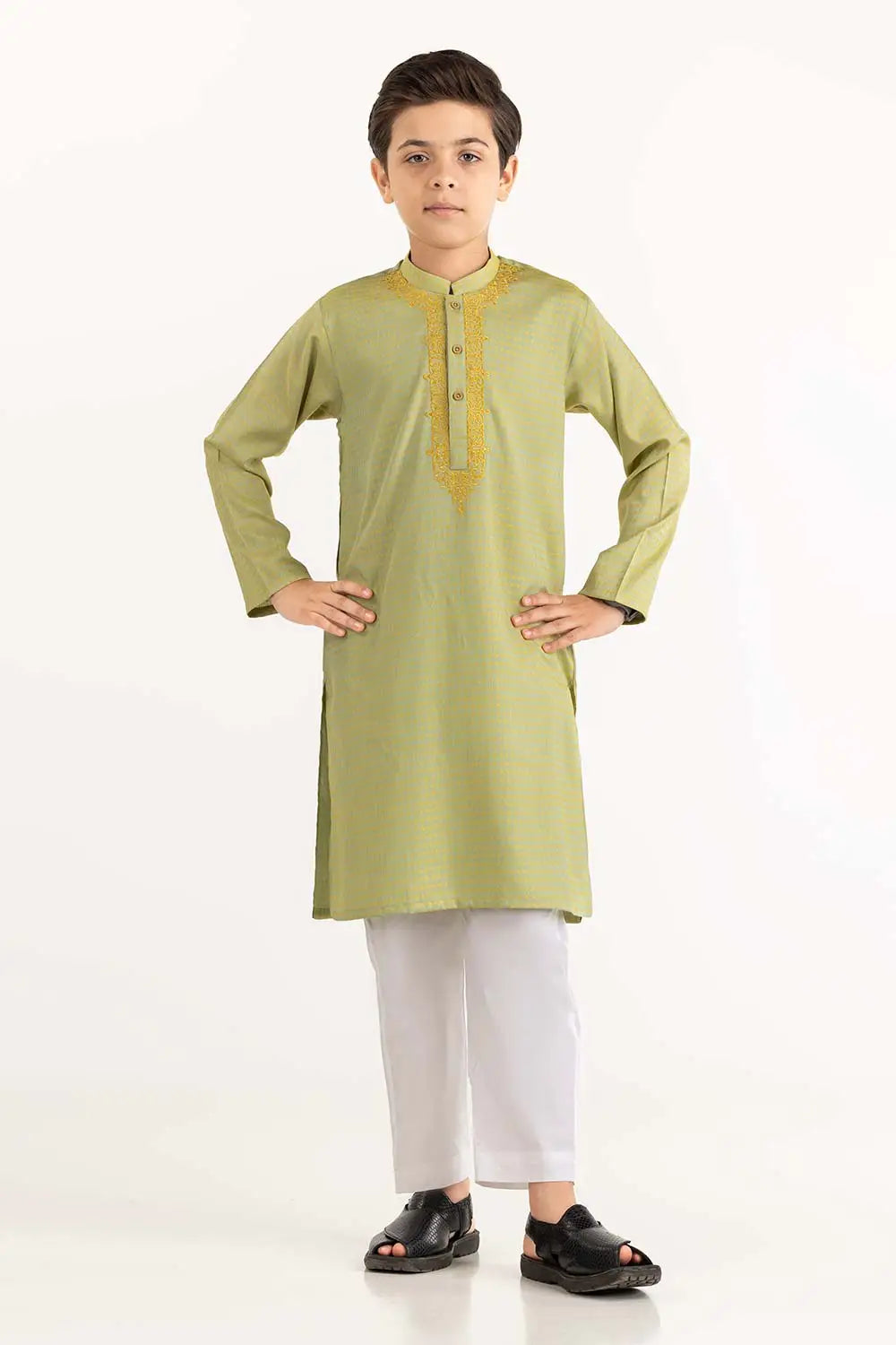 GulAhmed - Embroidered Blended Kurta- GUL-33 - Tarz-e-Mashriq