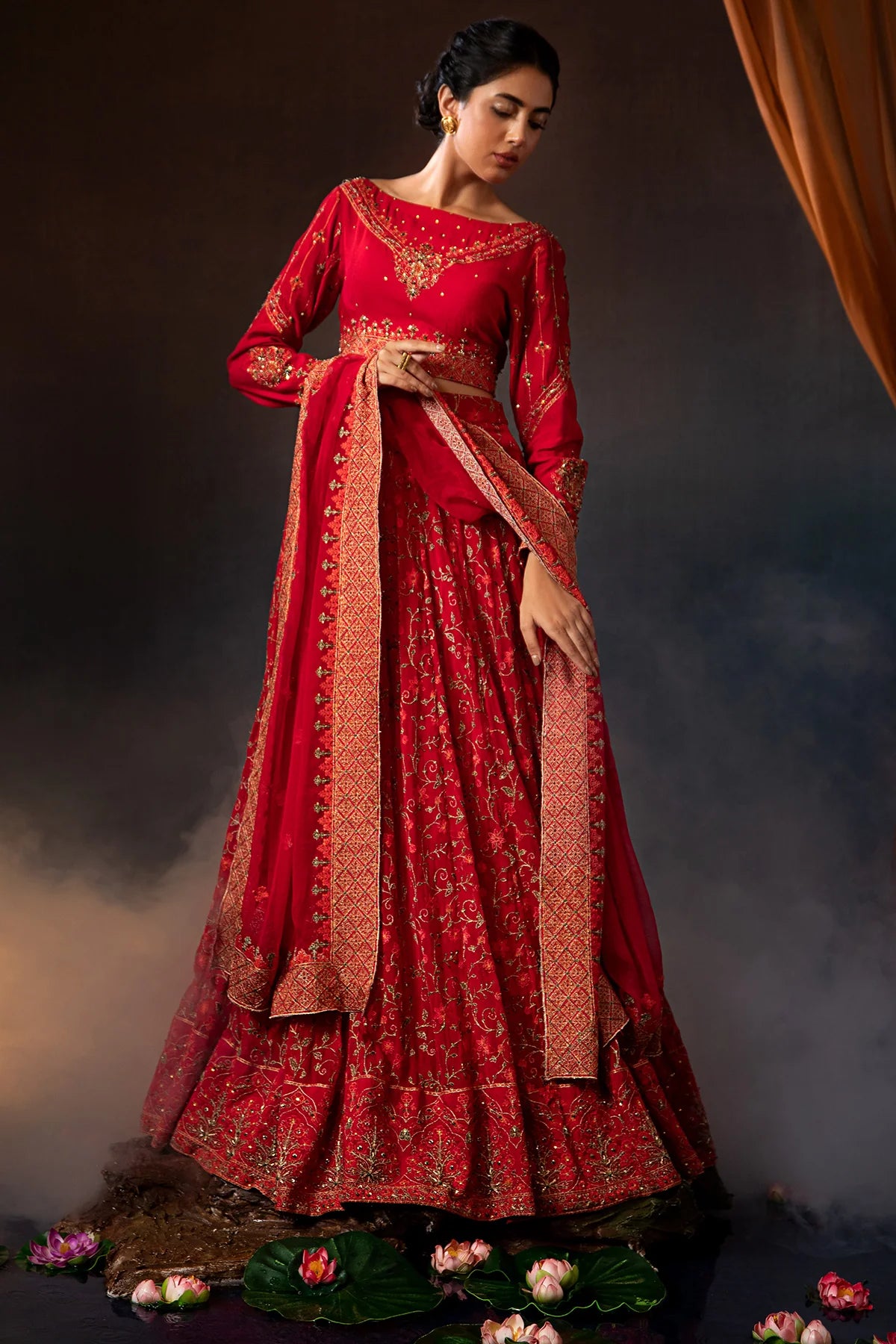 women wearing Pakistani suits in Canada with this elegant maroon raw silk suit from Kayseria, crafted for formal events and cultural gatherings.