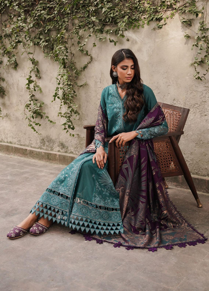 Shahtoosh By Jazmin Embroidered Khaddar Suits - JZ-19 - Tarz-e-Mashriq