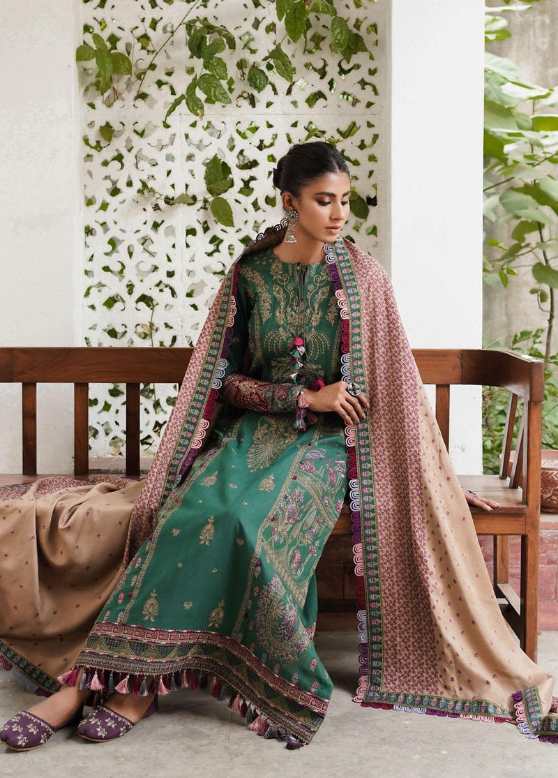Shahtoosh By Jazmin Embroidered Khaddar Suits - JZ-17 - Tarz-e-Mashriq