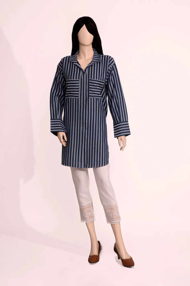 Brand Saya - Jacquard Cotton Stitched Shirt - SAY-145 - Tarz-e-Mashriq