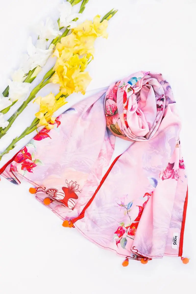 Brand GulAhmed - Odhani Printed Scarf - GUL-157 - Tarz-e-Mashriq
