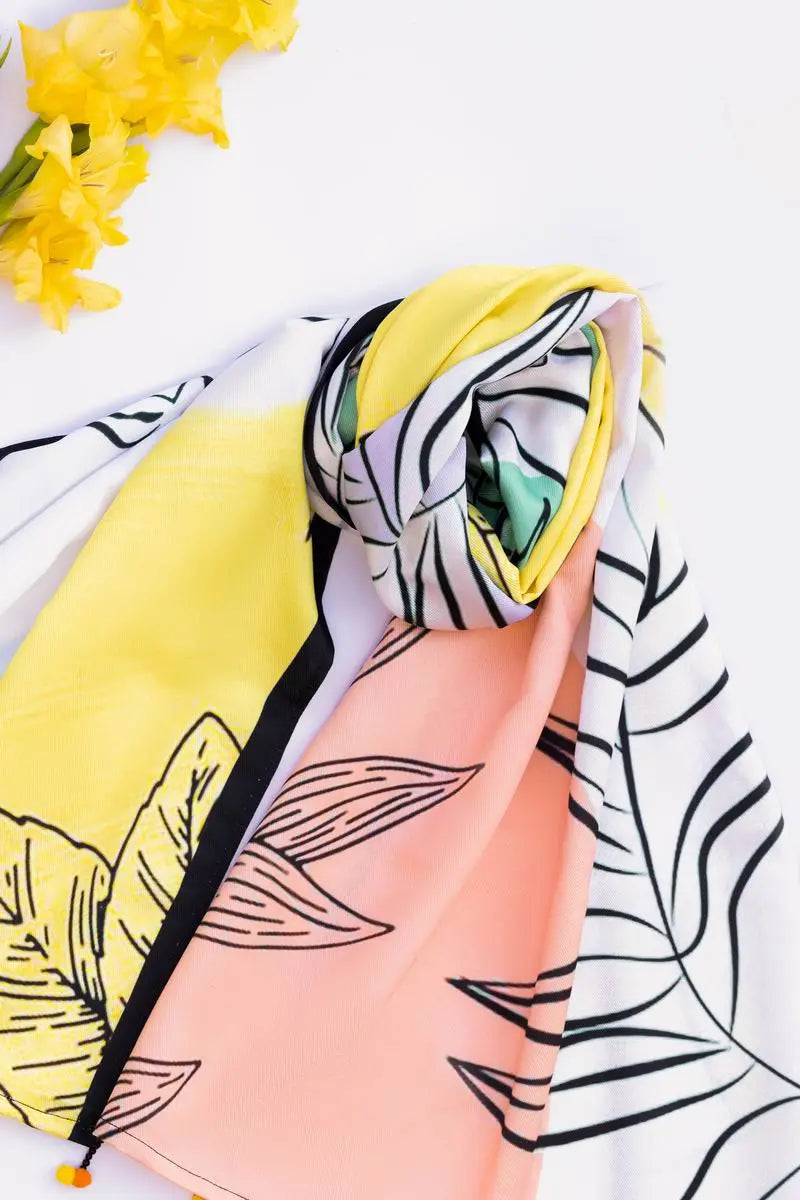 Brand GulAhmed - Odhani Printed Scarf - GUL-156 - Tarz-e-Mashriq