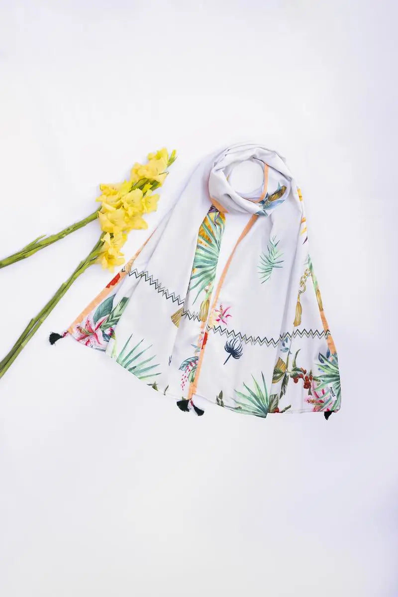 Brand GulAhmed - Odhani Printed Scarf - GUL-151 - Tarz-e-Mashriq